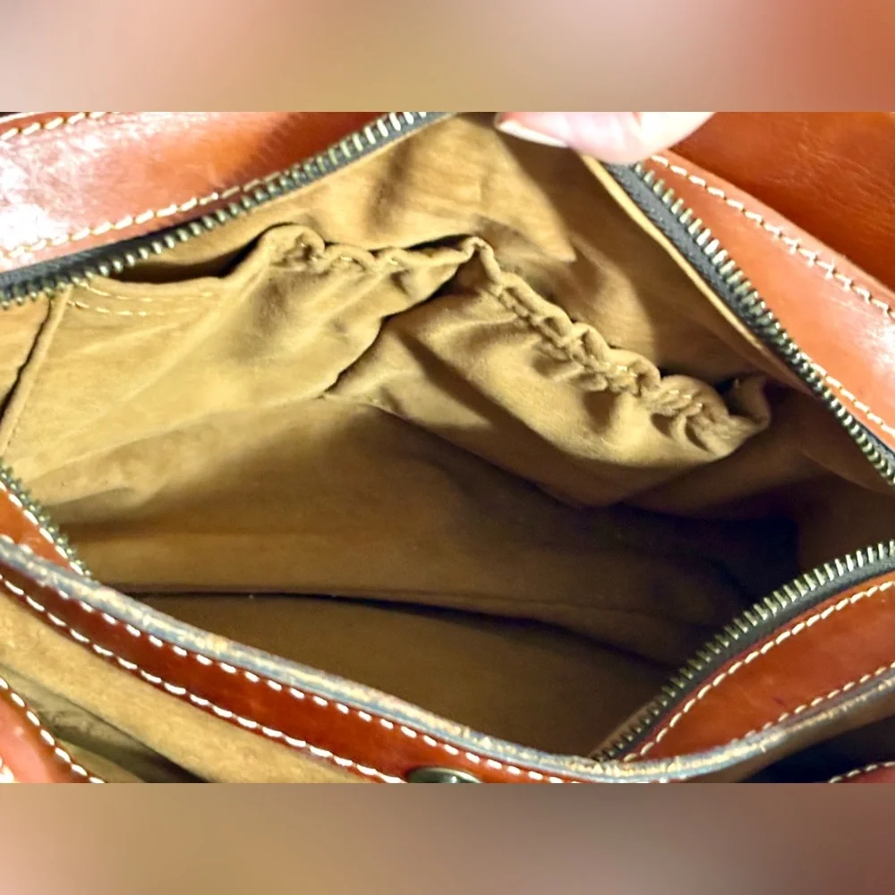 Patricia Nash Leather Purse | Color: cognac | Size: Medium - Picture 8 of 10